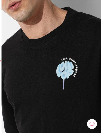 Men Oversized Printed T-Shirt With Shorts Co-Ords